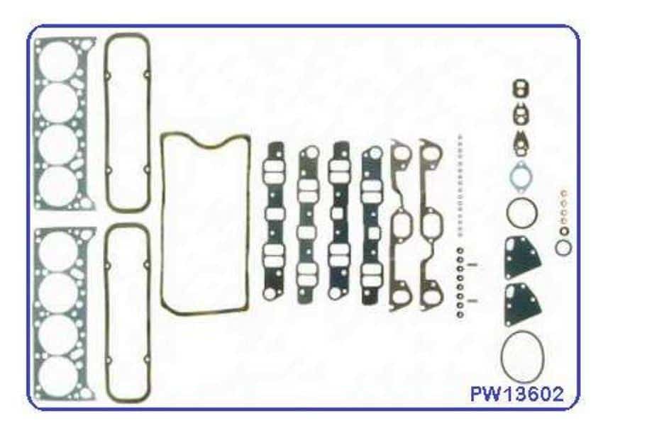 Gasket Kit: Pontiac 67-79 HEADSET  Gaskets, Head Set, Pontiac 350, 400, 428, 455